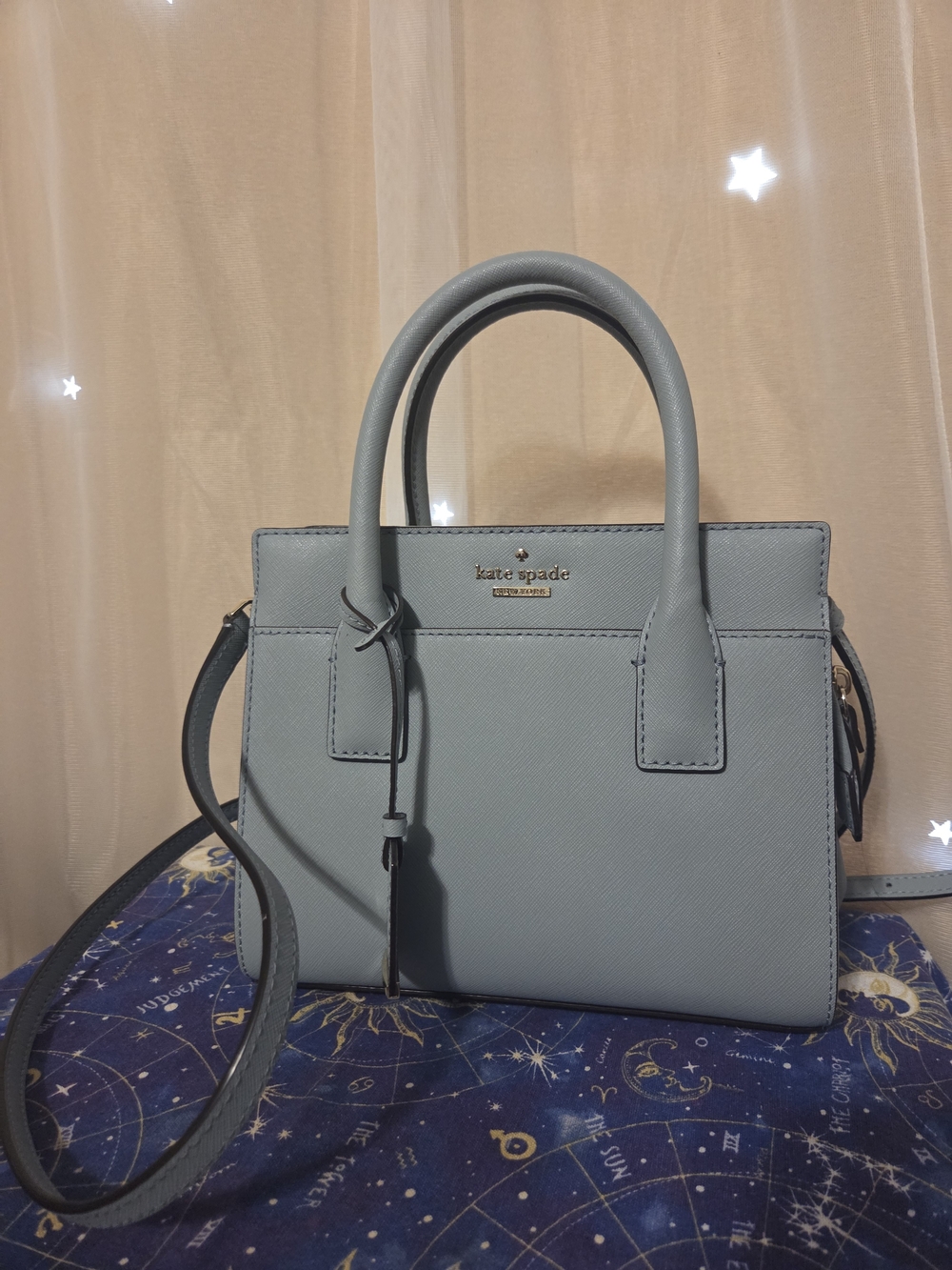 Kate Spade Cameron Street Mini Candace Purse In Lakes Edge/Dusty Blue